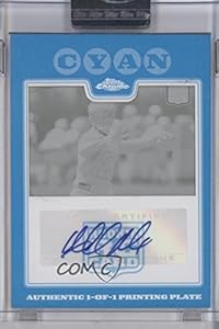 Anthony Morelli BGS GRADED 9.5 #1/1 Arizona Cardinals (Football Card) 2008 Topps Chrome Printing Plate Cyan Autograph [Autographed] #TC180