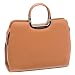 Designer Handtasche von Mailando, echtes Leder, beige