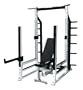 York Barbell Multi-Function Rack - White