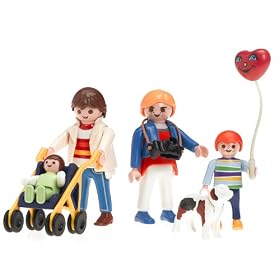 Playmobil Family with Stroller #3209 by Playmobil