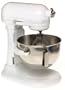 KitchenAid KV25GOXWW Professional 5 Plus 5-Quart Stand Mixer, White on White
