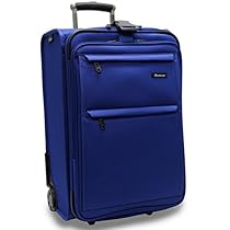 Pathfinder Revolution Plus 22 Inch Expandable Business Carry- On with Suiter, Cobalt Blue, One Size

