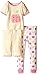 Little Me Girls' 3 Piece Cotton Pajamas