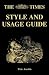 The "Times" Style and Usage Guide