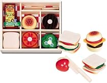 Melissa & Doug Wooden Sandwich-Making Set