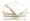 DKNY Ruffle Hem King Flat Sheet, Cream