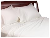 Wamsutta 300-Thread-Count Egyptian Sateen Queen Fitted Sheet, Ivory