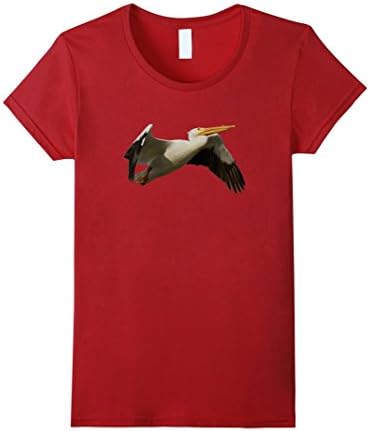 Women's White Pelican Departure Large Cranberry
