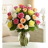 Two Dozen Premium Long Stem Assorted Roses - Two Dozen Assorted Roses