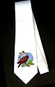 Party Decoration Necktie with warbler, animals, cuckoo, birds, baby