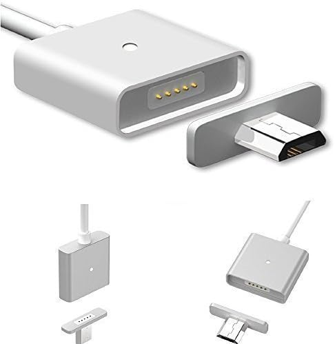 WIWIN Premium Magnetic Micro USB Quick Charging Cable with LED Status Display, High Speed USB 2.0 A Male to Micro B Sync and Charge Cable Line