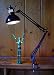 100 Watt Black Swingarm Lamp
