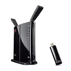 BUFFALO エアステーション Nfiniti High Power 11n対応無線LANルーター シャープアクオス用親子セット WZR-HP-AG300H/SV