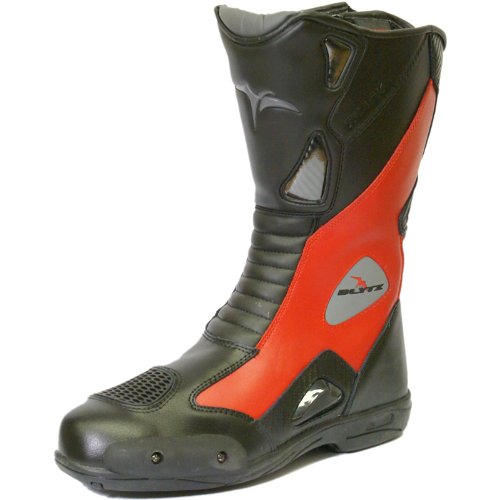 BLYTZ TRACK MOTORBIKE BIKE MOTORCYCLE BOOTS RED 8