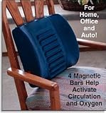 Lumbar Cushion, Magnetic/Massage