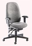 Global(R) Posturtech II Executive High-Back Chair, Tacker Fabric, Gray
