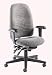 Global(R) Posturtech II Executive High-Back Chair, Tacker Fabric, Gray