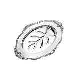 Wallace Silverplated Holloware Grand Baroque Well and Tree Oval Footed Server