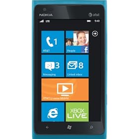 Nokia Lumia 900 4G Windows Phone, Cyan (AT&T)