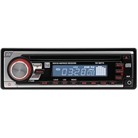 Dual XD5125 AM/FM/DVD Receiver, Front AUX Input (Black)