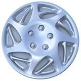 693 Series 16 Silver ABS Plastic Universal Dodge and Chrysler Replica Replacement Wheelcovers