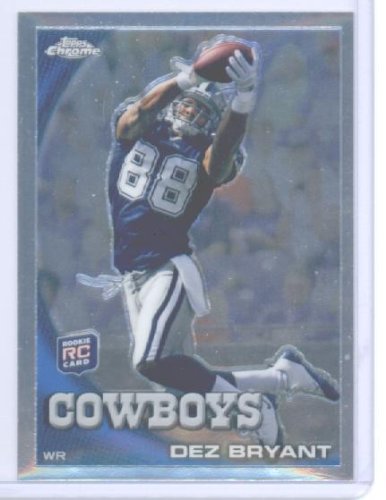 2010 Topps Chrome Football Rookie Card #C60 Dez Bryant Dallas Cowboys