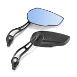 Universal Motorcycle Side Rear View Flame Mirror for HONDA F3 F4I CBR 125R 600 900 929 954 1000RR F3 F4 F4I RC51 RVT 1000 BL CB 400 600F 1000R 1300 Shadow Magna Rebel Valkyrie APE50 Silver Wing Reflex Forza