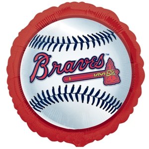 Atlanta Braves Baseball - Foil Balloon