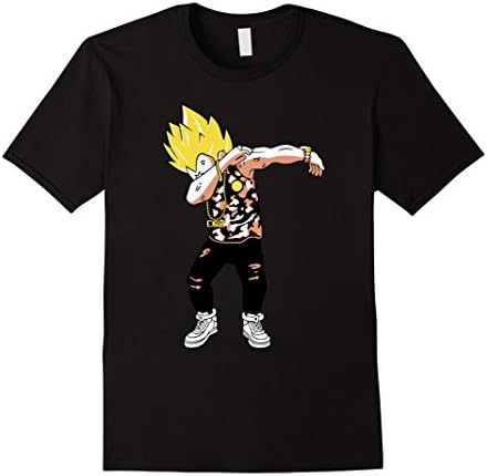 Men's Vegeta Dab Shirt Large Black