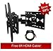 Samsung UN55B8000 Compatible Dual Arm Wall Mount (Free HDMI Cable)