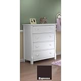 Sorelle Princeton 4-Drawer Chest, Cherry