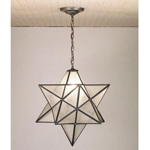 18 Inch W Moravian Star Pendant Ceiling Fixture by 