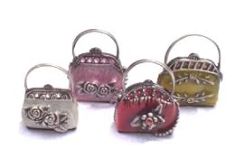 Enamel Purse Placecard Holders