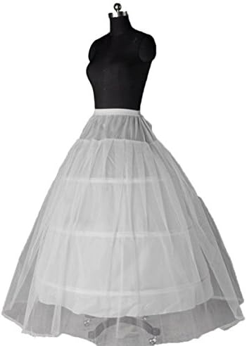 Satisfaction 100 Drawstring Underskirt Wedding Bridal Petticoat 3 Hoops STF051