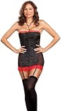 Sexy Plus Size Corset Dress Lingerie Set img