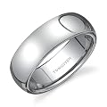 Classy 7 mm Dome Style Comfort Fit Mens Tungsten Wedding Band Ring Sizes 8 to 13 Free Shipping