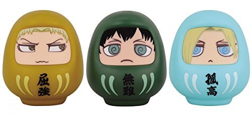 一番くじ 進撃の巨人 自由への進撃 H賞 だるまセット ライナー&ベルトルト&アニ