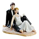 Weddingstar Romantic Wedding Couple Lounging on the Beach Figurine