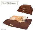 Ruff & Barker� XL Extra Large Dog Bean Bag - BROWN Faux Suede Bean Bags for Dogs - Large / XL Dogs (50")