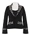 Apparel : Patterned Notch Collar Open Jacket