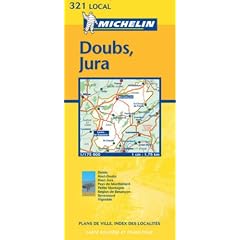 Doubs/Jura (Michelin Local Maps)