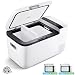 ICECO GO20 12V Dual Zone Portable Refrigerator, Separate Control, 21 Quart/20 Liter, DC & AC, 0Â¨H to 50Â¨H, with Danfoss Compressor, Mini Fridge Cooler Refrigerator for Outdoor, Home Use, White