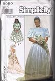 Simplicity 9050 - Wedding Dress and Bridesmaid Gown - Pattern - Size 12