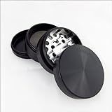 Sharpstone Herb Grinder 4 Piece Black and Cali Crusher Press