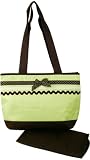 Baby Essential Green Polka Dots Ribbon Shoulder Diaper Bag