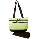 Baby Essential Green Polka Dots Ribbon Shoulder Diaper Bag