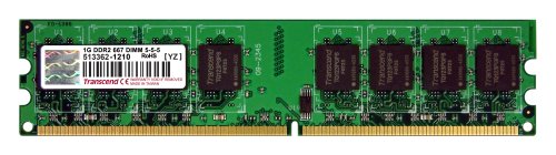 Transcend JM667QLU-1G 1GB JetRam DDR2 667 U-DIMM