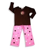 Girl Friends by Anita G - Toddler Girls Pant Set, Brown, Pink