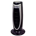 Aloha 1500-Watt Ceramic Tower Heater with Remote Control - Black