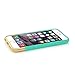 Incipio iPhone 6 Edge Chrome Case - Retail Packaging - Teal/Gold